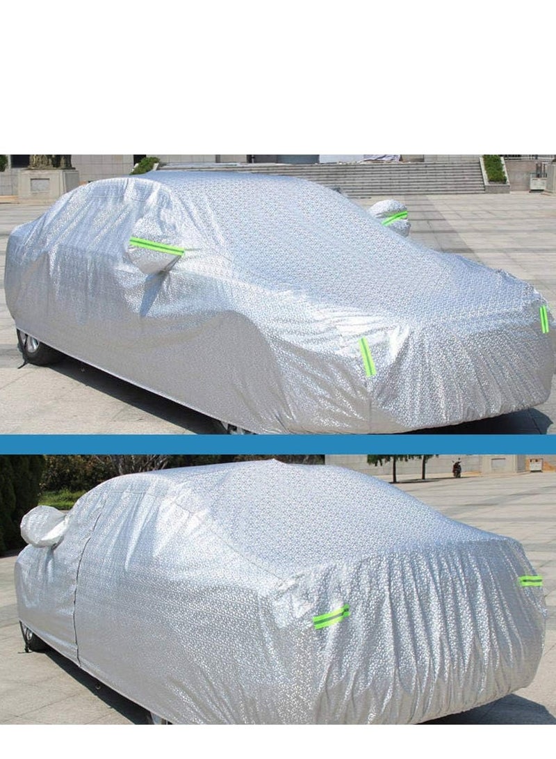 Car Body Cover Waterproof All Weather with mirror pocket Fit for Toyota Camry, Nissan Altima, Honda Accord, Toyota Avalon, Lexus ES, Full Size Length Up to 4.95 Meters - Image 3