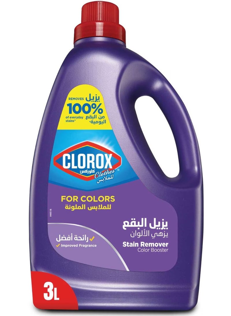 Clorox Clothes Liquid Stain Remover And Color Booster For Colored Clothes 3L - Image 1