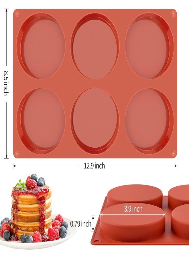 Ocmoiy 4 Inch Silicone Egg Molds for Baking/Jumbo Muffin Top Pans, 3 Pack Non-Stick Large Round Molds for Hamburger Bun, English Muffin, Tarts, Pies, Corn Bread, Egg Sandwich Breakfast - Image 2