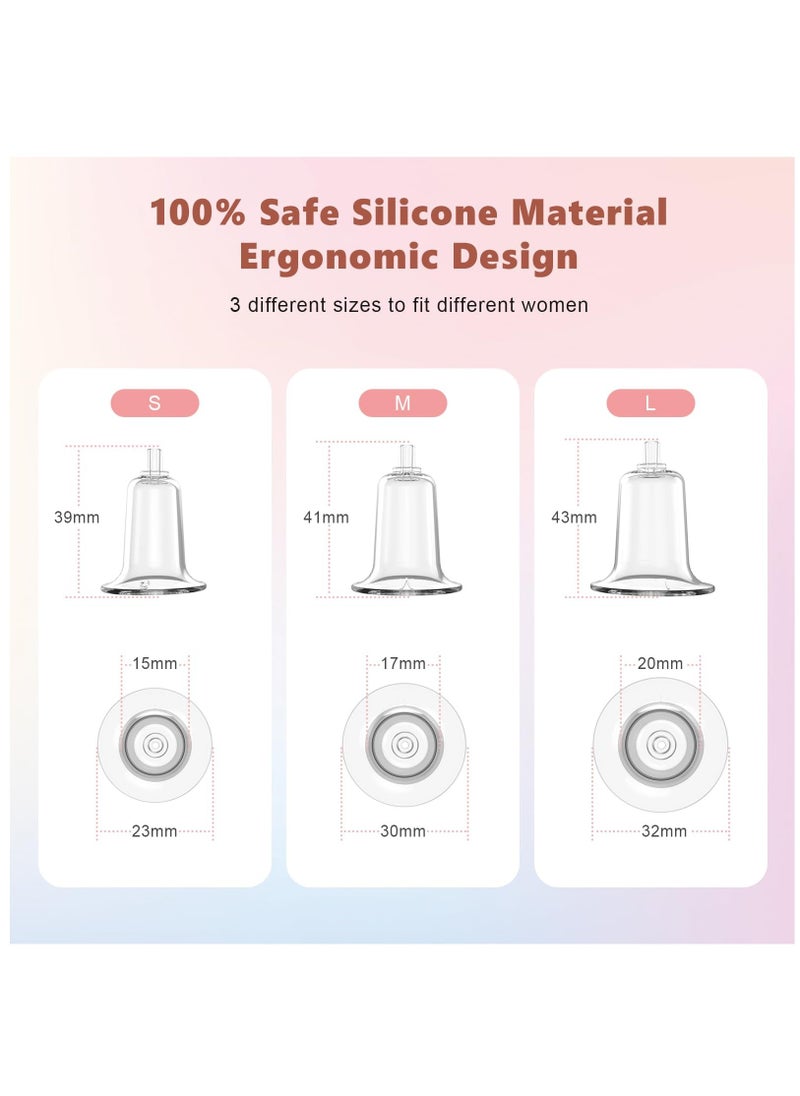 Excefore - Electric Inverted Nipple Corrector, Portable Niplette Correct Flat and Inverted Nipples with Ease to Help Breastfeeding, Inverted Nipple Puller, Nipple Massage, Sunken and Short Nipples - Image 1