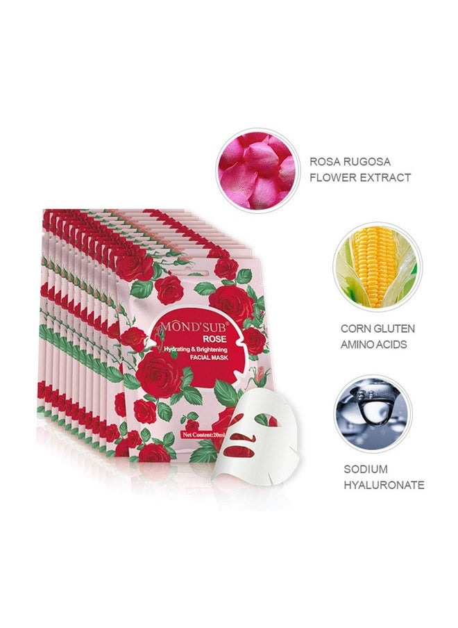 Mond'sub Combo Of Brightening Whitening And Tightening Face Sheet Masks (Pack Of 5 X 20Ml)  - Image 2