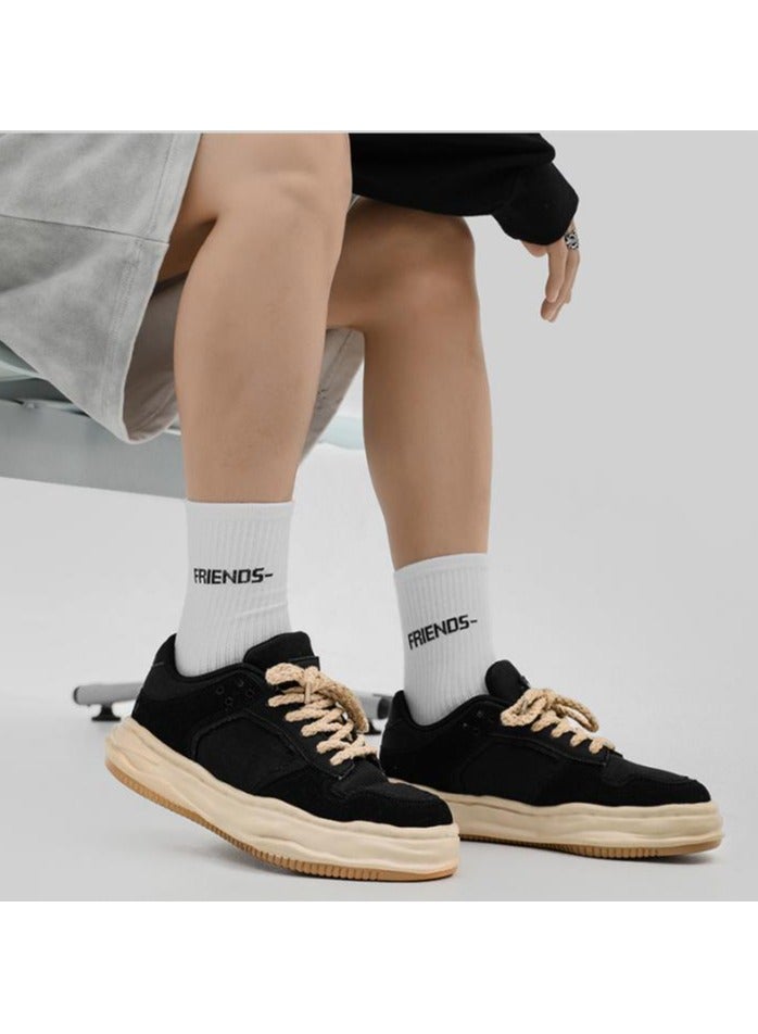 KUYING New Thick Sole Elevated Board Shoes  - Image 4
