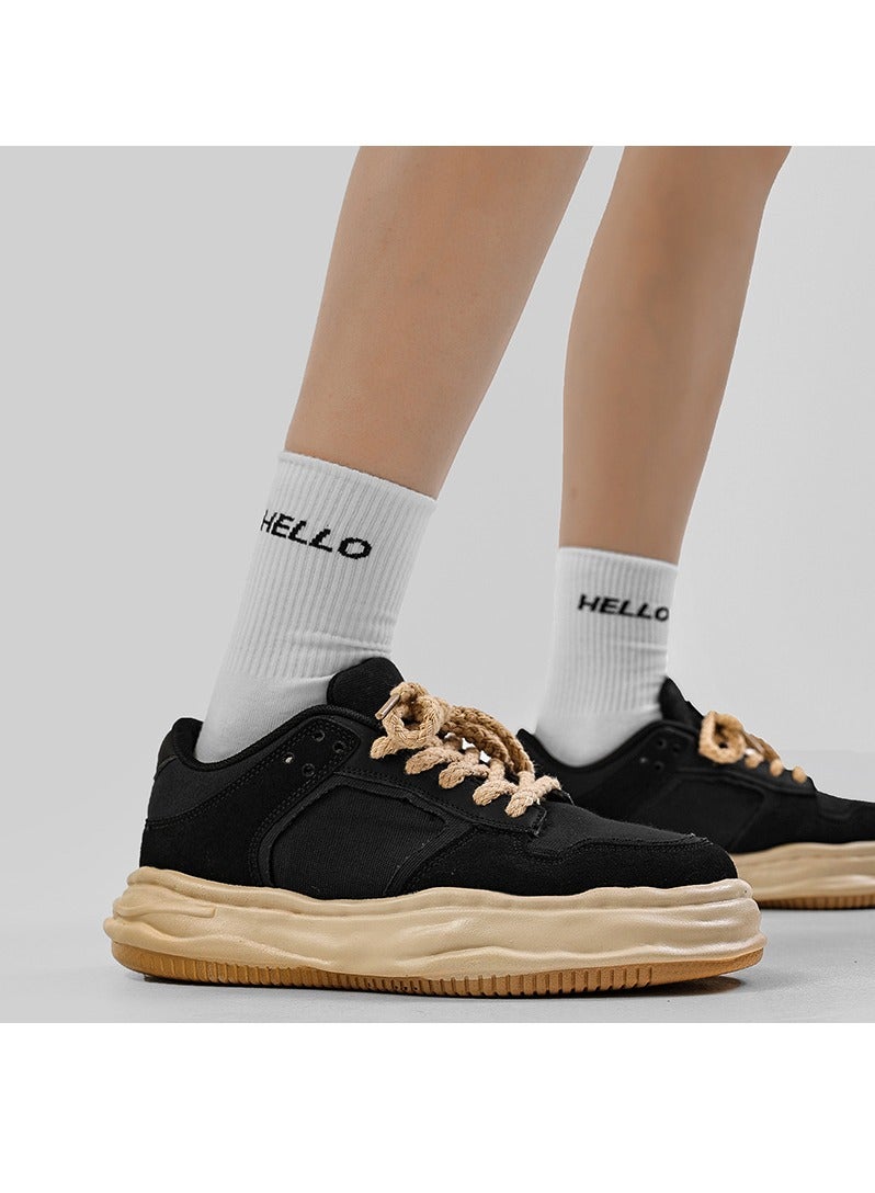 KUYING New Thick Sole Elevated Board Shoes  - Image 2