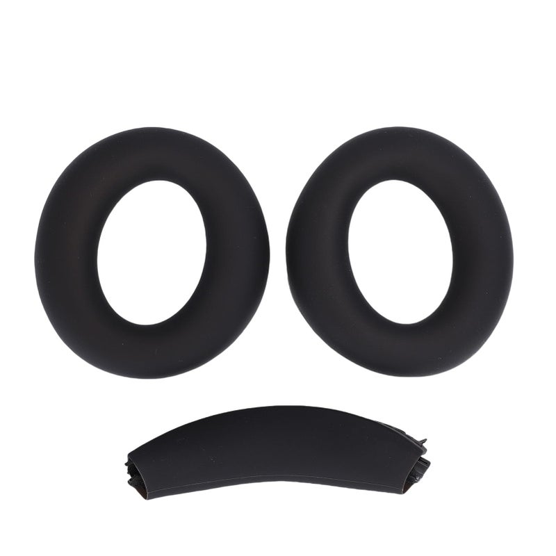 Soundcore Q45 Q35 Q30 Replacement Ear Pads Headband Cushion Set Washable Skin Friendly Silicone - Image 2