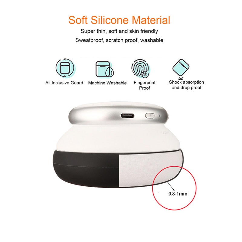 Soundcore Q45 Q35 Q30 Replacement Ear Pads Headband Cushion Set Washable Skin Friendly Silicone - Image 3