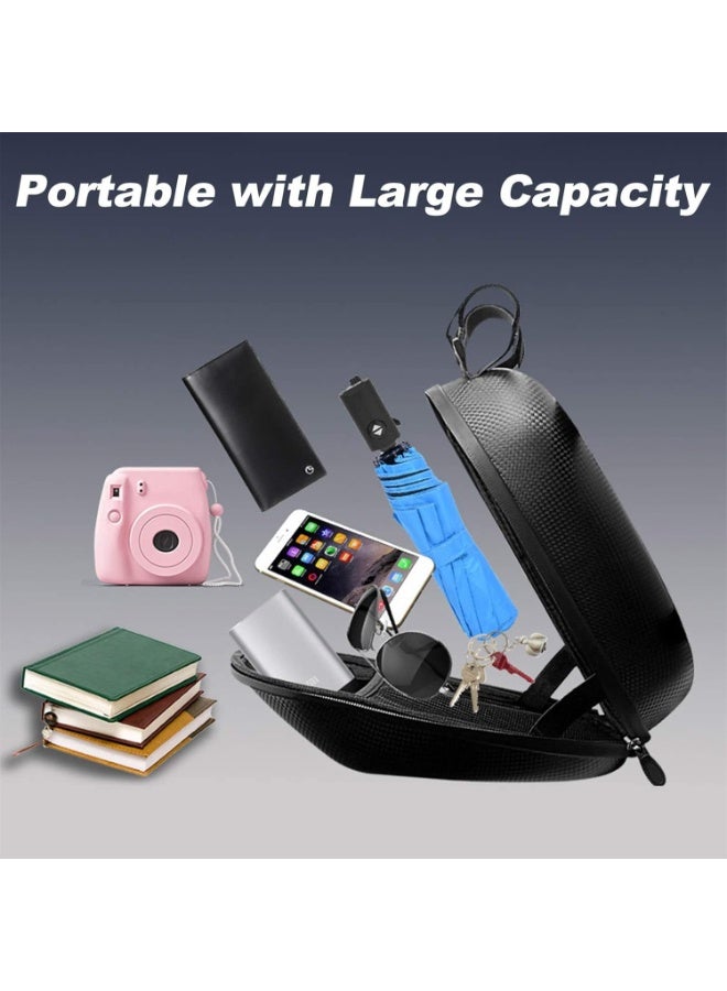 Soofam Scooter Storage Bag - Hard Shell EVA Waterproof Scooter Handlebar Bag, Electric Scooter Bag Front Hanging Bag for Electric Kick Scooters, Electric Balance Bikes and Folding Bike - Image 3