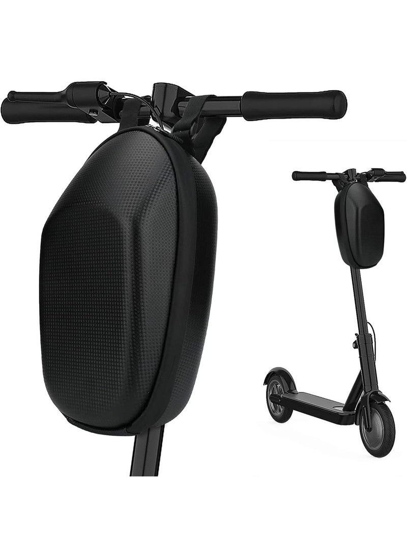 Soofam Scooter Storage Bag - Hard Shell EVA Waterproof Scooter Handlebar Bag, Electric Scooter Bag Front Hanging Bag for Electric Kick Scooters, Electric Balance Bikes and Folding Bike - Image 1