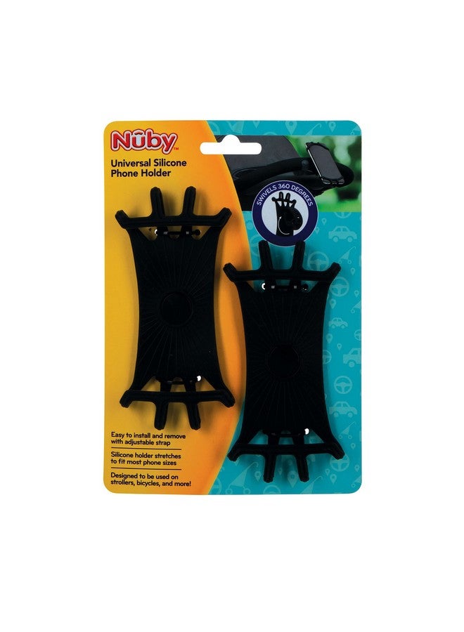Nuby 2 Pack Universal Silicone Phone Holder - Image 4