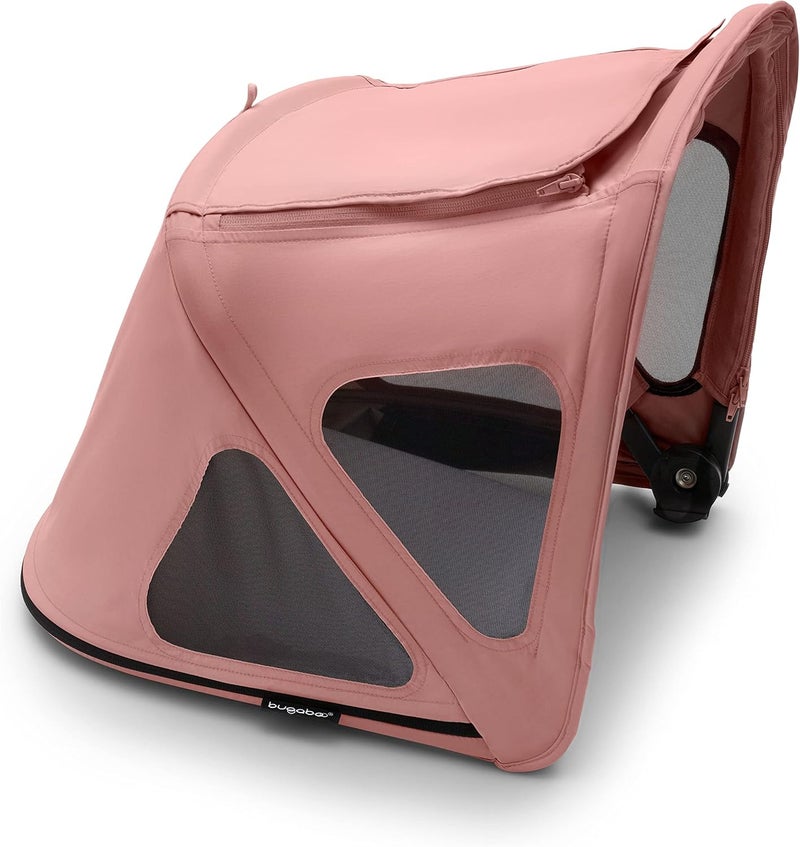 Bugaboo Breezy Sun Canopy in Morning Pink - Extendable for Optimal Sun Protection and Ventilation - Image 1