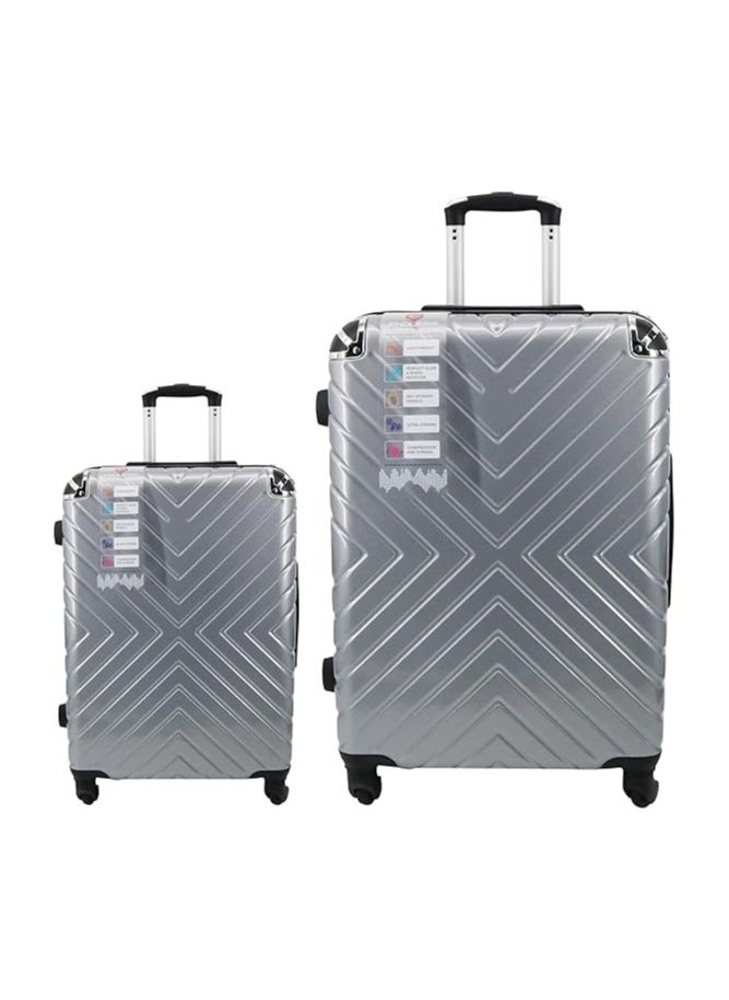 ENDLESS  Set Of 2 Luggage Trolleys - 55cm (Cabin) & 75cm (Check-In) Hardsided Suitcase With In-Built TSA Lock & Spinner Wheels | Polycarbonate + ABS | Carry On Luggage  - Image 1