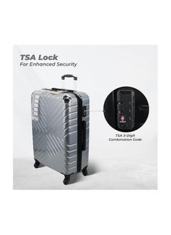 Set Of 2 Luggage Trolleys - 55cm (Cabin) & 75cm (Check-In) Hardsided Suitcase With In-Built TSA Lock & Spinner Wheels | Polycarbonate + ABS | Carry On Luggage - pzsku/Z2406BEF98375FBA274A7Z/45/_/1732102175/41b9050c-bc8e-4a8c-a3bf-ccebcf08631d