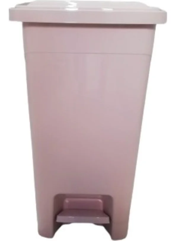 5 دي ام 15 Lt Slim Pedal Plastic Dustbin Pink Color