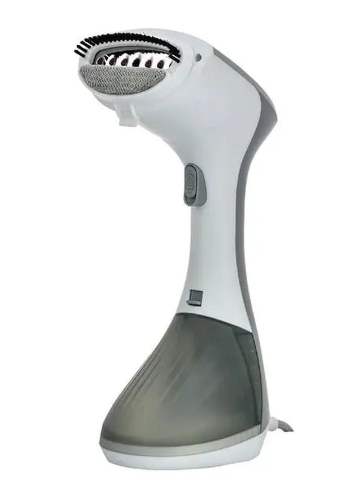 Pawa Handy Garment Steamer 1300W / Stainless Steel Panel / Self Locking Button / Ergonomic Design / Quick Ironing / Steam Brush Head / Measuring Cup - Grey - Image 1