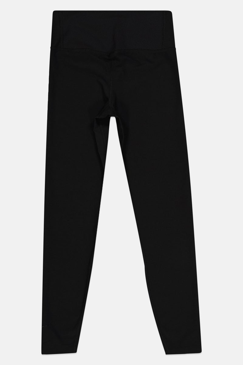 Nike ملابس رياضية نسائية تناسب شعار العلامة التجارية ضيقة، سوداء - Image 3