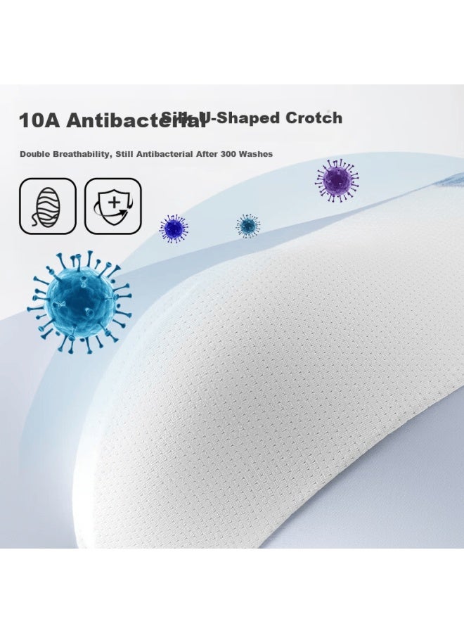 Mark Fairwhale Men's Ice Silk Seamless Antibacterial Quick-dry Breathable Boxer Shorts 10a - Image 4