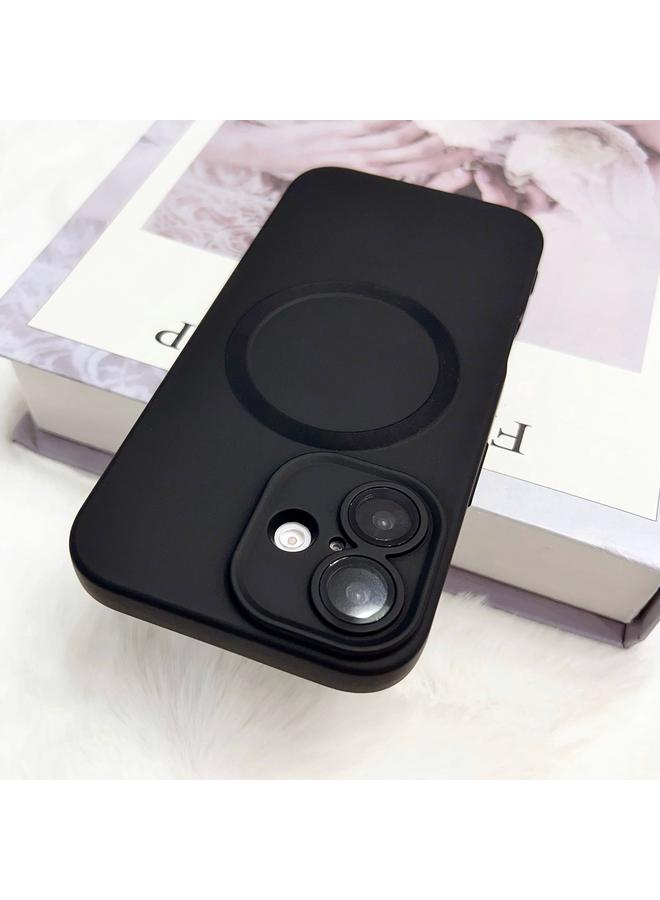 اس-توب جراب لهاتف iPhone 15 Pro Max مطلي بالمعدن وملمس CD جراب MagSafe TPU للهاتف - Image 2