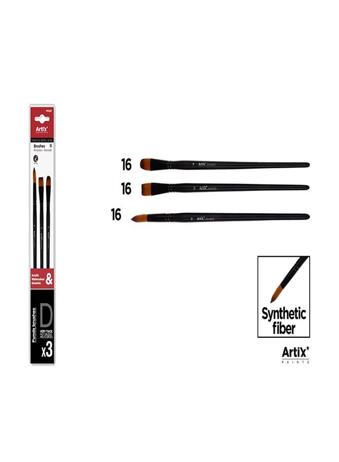 Artix Brushes - Synthetic Fiber