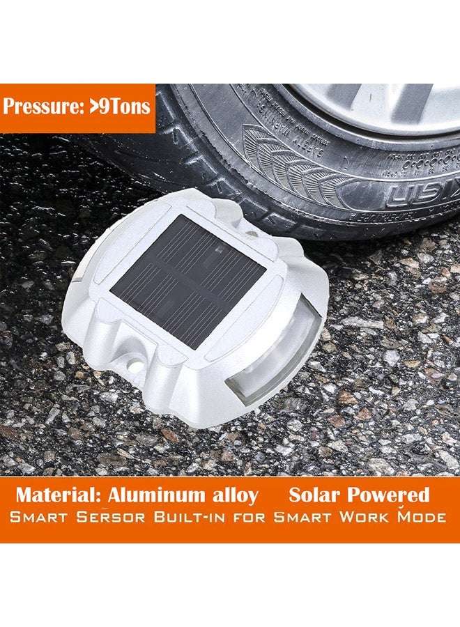 NIBEMINENT Solar Powered Lighting Sense LED Road Stud Lamp White 11.5 X 10 3centimeter - Image 5