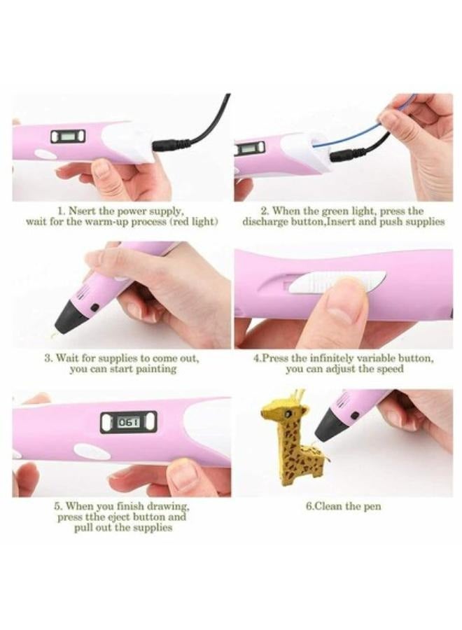 USB Rechargeable 3D Doodle Pen – Perfect for School  Workshop & Artistic Creations - Image 5