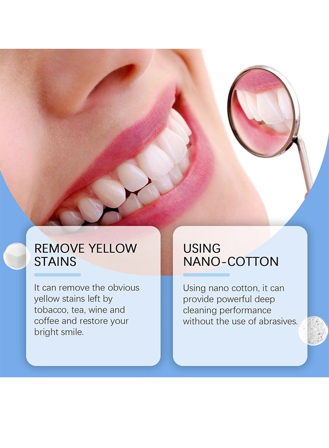 أورالحوي فرشاة أسنان إسفنجية من Oralhoe تنظف بلطف بقع الأسنان والأوساخ، إسفنجة مطاطية لتنظيف الأسنان - Image 3