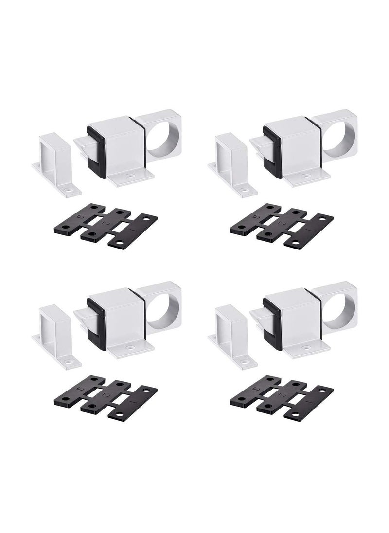 Y&D - SYOSI, 4 Pcs Alloy Spring Latch Bolt, Automatic Lock, Suitable for Windows Wooden Doors - Image 1