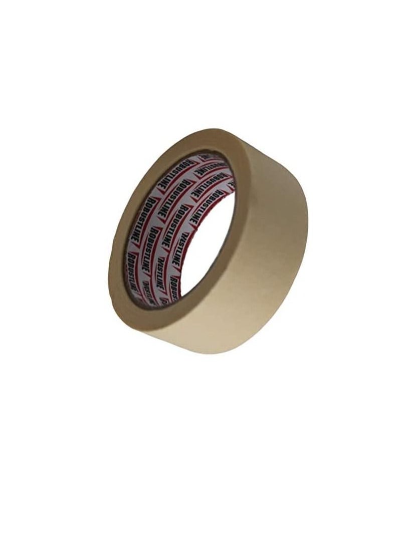 ROBUSTLINE ROBUSTLINE Masking Tape 2 Inch x 25 Yard Beige Color (Pack of 6)  - Image 2