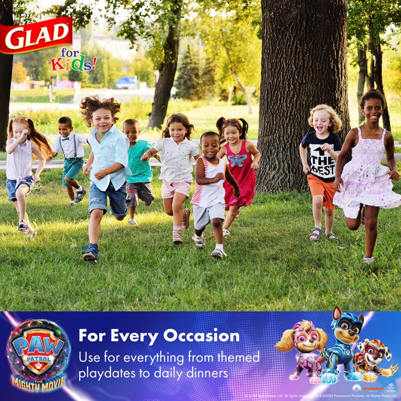 Glad for Kids PAW Patrol Shields Design 8.5  Paper Plates | PAW Patrol Paper Plates  Kids Dinner Plates | Kid-Friendly Paper Plates for Everyday Use  8.5  Paper Plates 20 Ct - Image 5