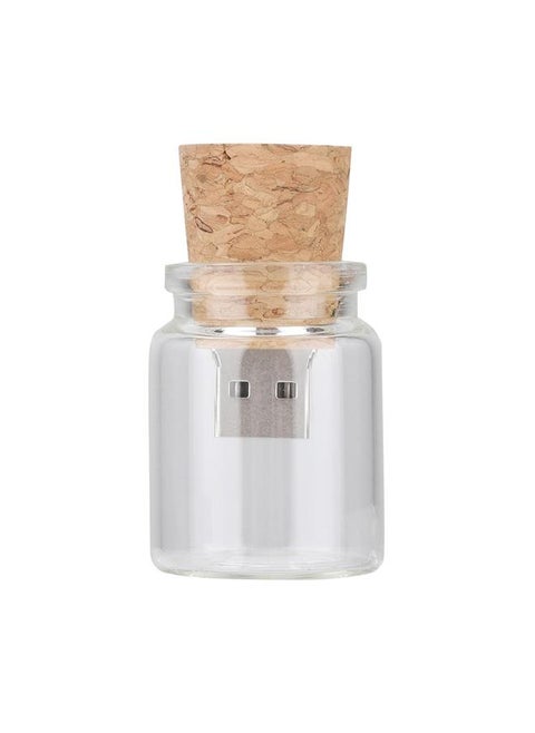 Wishing Floating Bottles USB2.0 Flash Drive Wood Flash Memory Stick U Disk(8G)