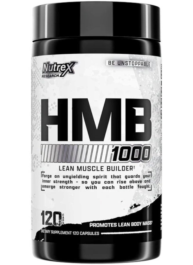 Nutrex Research HMB 1000 Muscle Protector And Size Enhancer 120 Capsules  - Image 1