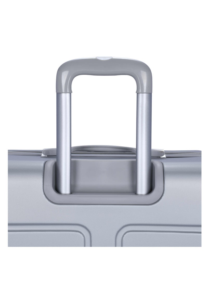 SENATOR - Hard Case Travel Bag Cabin Luggage Trolley ABS Lightweight Suitcase with 4 Spinner Wheels A1012 Silver - Image 1