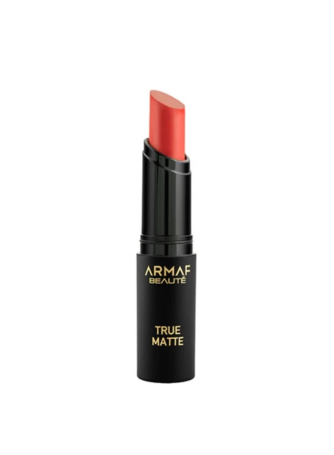 Armaf Beaute True Matte Bullet Ayu Lipstick 4ml, Water Resistant Lipstick, Non Drying & Lightweight, Comfortable & Long Lasting Finish, Weightless Formula, Long Wear, Bold & Perfect Lips Makeup