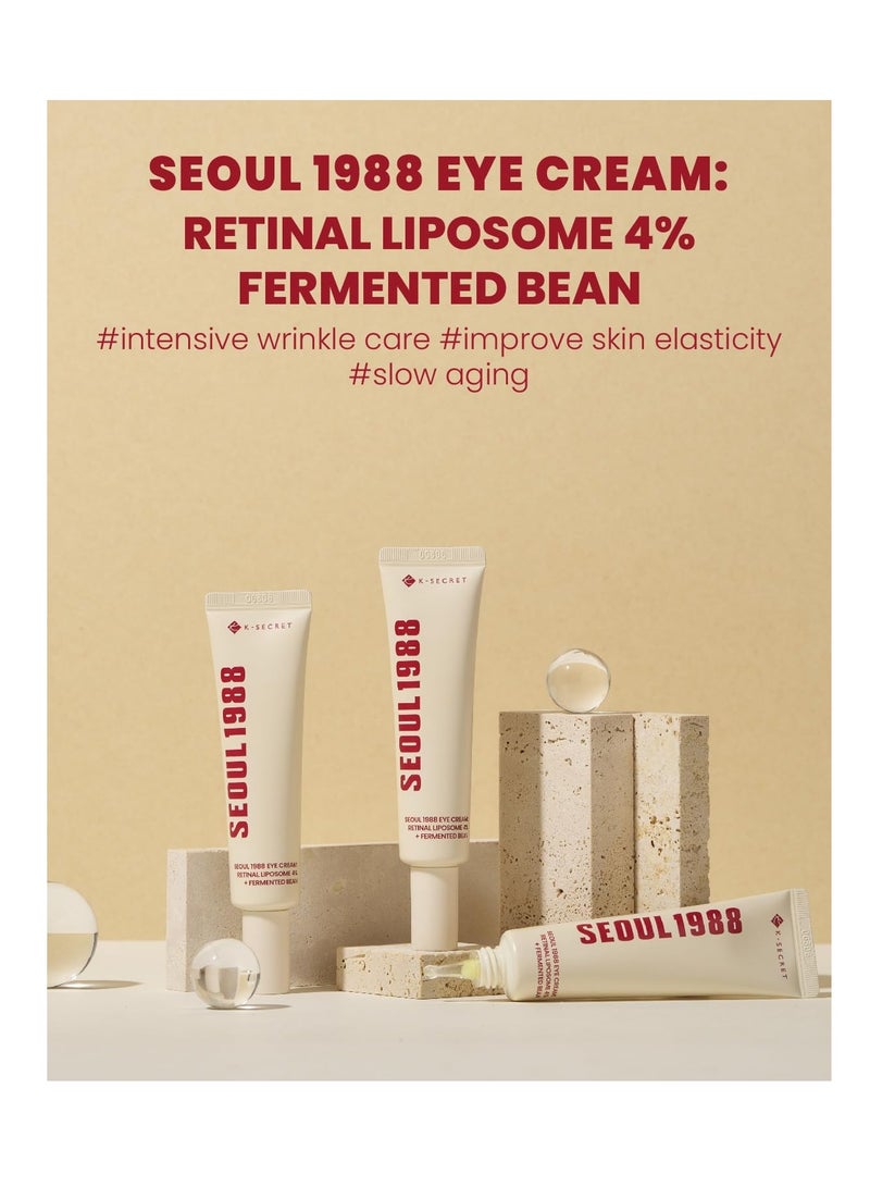 K-SECRET K-SECRET SEOUL 1988 Eye Cream : Retinal Liposome 4% + Fermented Bean - Image 4