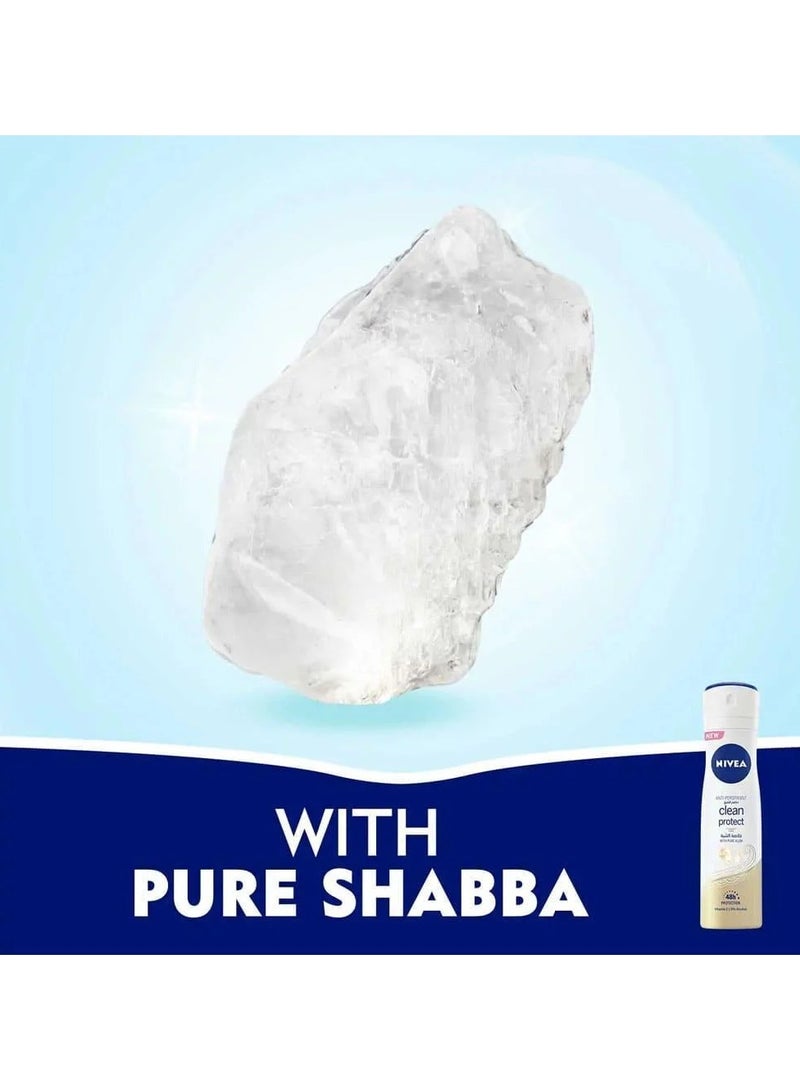 Nivea Clean Protect Deodorant Spray - 150 ml - Image 2