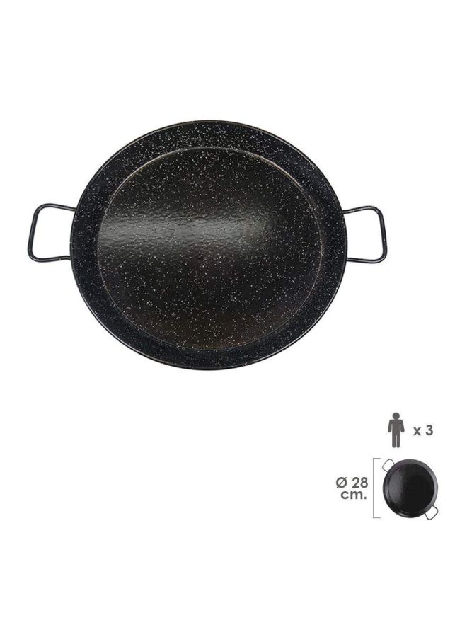 Garcima 11-Inch Enameled Steel Paella Pan, 28cm - Image 2
