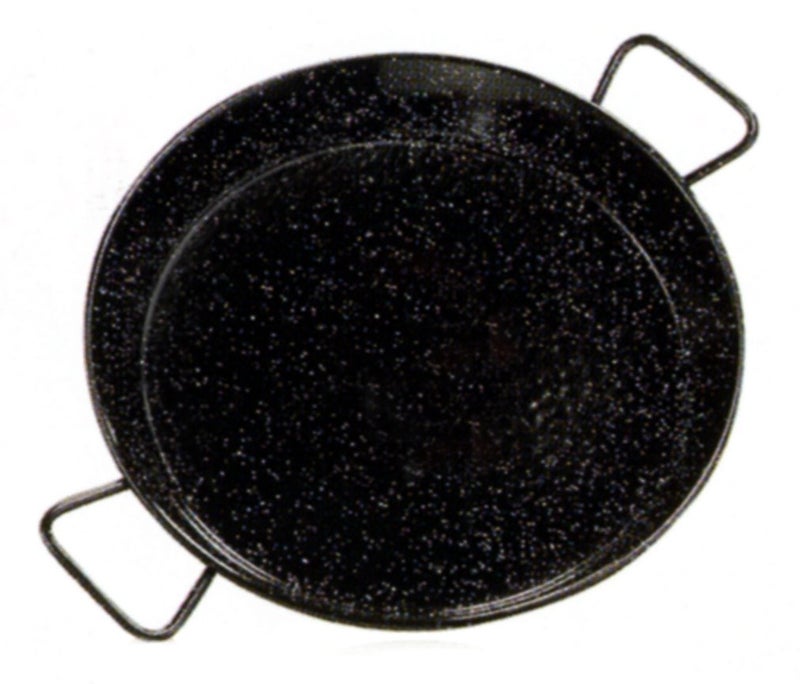 Garcima 11-Inch Enameled Steel Paella Pan, 28cm - Image 1
