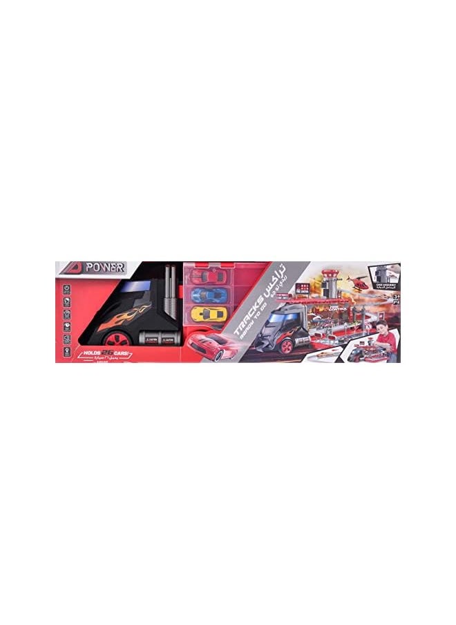 D-Power - Tracks Transformation Trailer Truck for Kids - Image 1