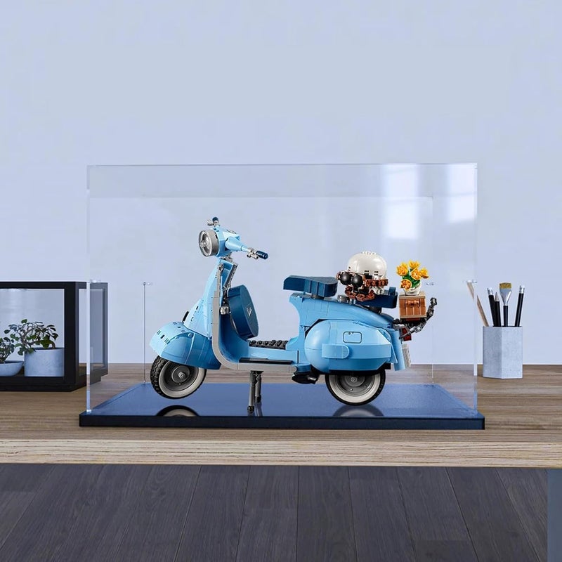 إليبيور حاوية عرض أكريليك لتماثيل الحركة Lego و Funko Pop وعرض المنحوتات، حامل عرض شفاف للمجموعات، صندوق عرض مضاد للغبار لتخزين الألعاب 【أسود، 40 × 20 × 25 سم】 - Image 5
