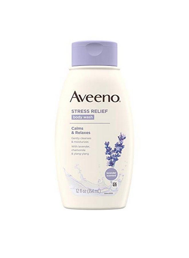 Aveeno Active Naturals Stress Relief Body Wash With Lavender Chamomile & Ylangylang 12 Ounce - Image 1