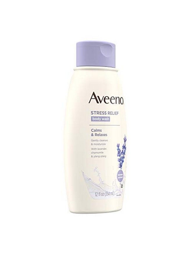 Aveeno Active Naturals Stress Relief Body Wash With Lavender Chamomile & Ylangylang 12 Ounce - Image 4