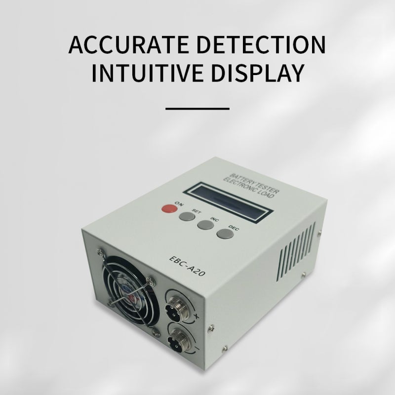 Battery Tester 5A Recharge 20A Discharge: Microcomputer Online Control - 3 Working Modes Battery Capacity Tester for Lithium Lead-Acid Battery Maintenance & Analysis - Image 4