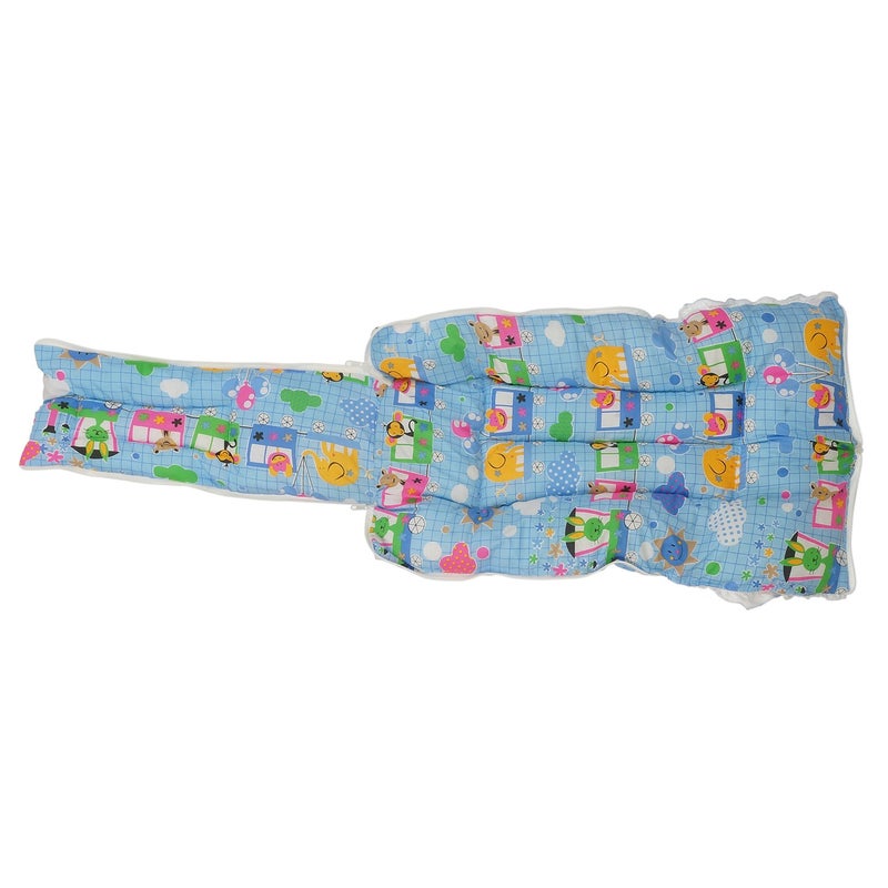 Aarushi Baby Born Bedding Set/Baby Bed/Baby Carrier/Sleeping Bag Blue-Radom Print - Image 4