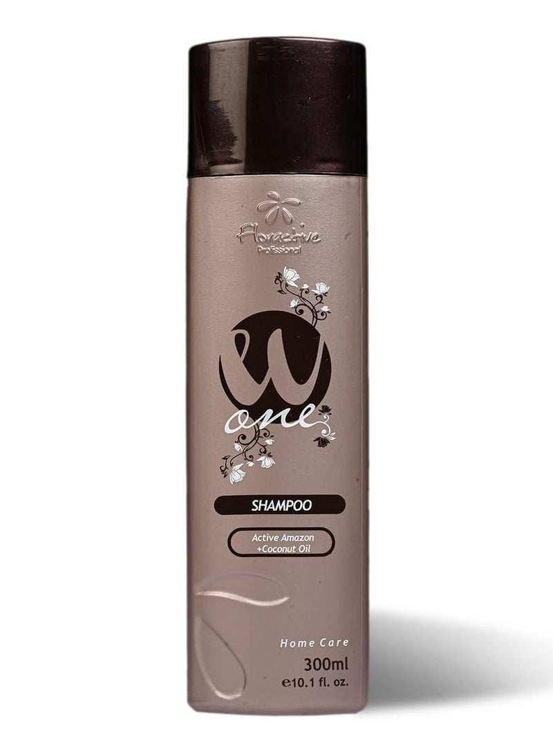 Floractive Nourishing Coconut Oil Shampoo 300ml – Lightweight Formula for Soft, Shiny Hair - Image 1