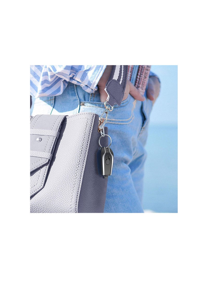 Raxoom Mini Power Emergency Pod Keyring 1500mah Mini Power Emergency Pod Keyring Mini Power Emergency Pod Mini Emergency Charger Keychain Charger pink - Image 3