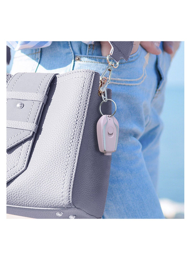 Raxoom Mini Power Emergency Pod Keyring 1500mah Mini Power Emergency Pod Keyring Mini Power Emergency Pod Mini Emergency Charger Keychain Charger pink - Image 2