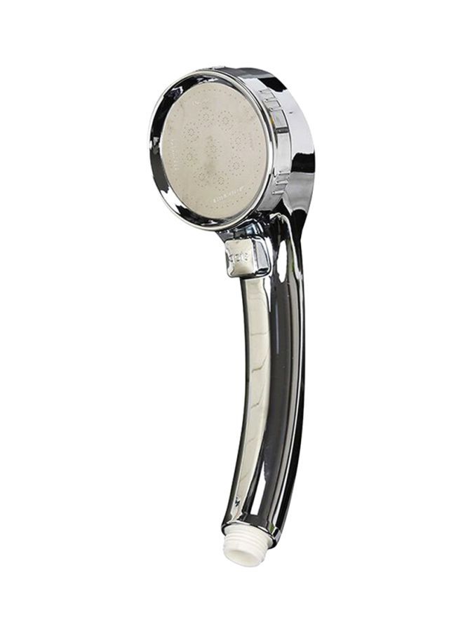 NIBEMINENT High Pressure Shower Head With On/Off Switch Silver 7.87x2.95x4.72cm - Image 1