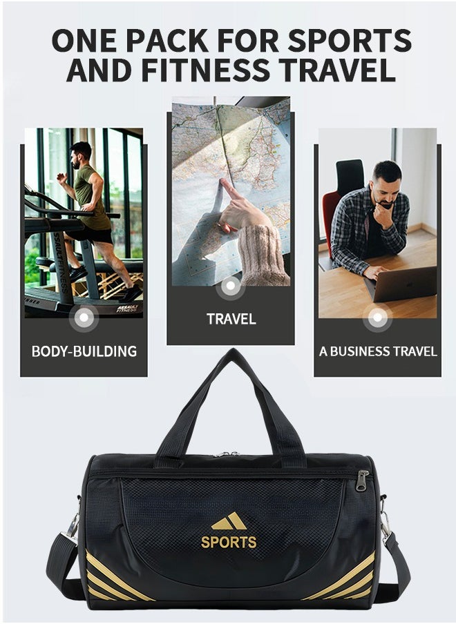 GROIC Sports Gym Bag for Women and Men,Small Sports Duffle Bag with Shoulder Strap and Handbag,Sports Shoulder Bag,Outdoor Large-capacity Travel Bag  - Image 4