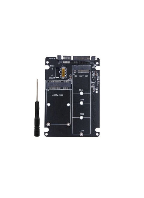 Adapter SSD M2 mSATA Adapter M2 SATA SSD mSATA SSD to SATA3.0 6Gbps Board 2.5" SATA to M2 Converter M.2 to SATA Riser for Laptop