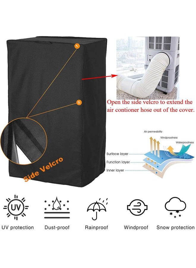 Skyour Portable Air Conditioner Covers Outdoor Waterproof Dustproof Ac Unit Dust Cover Mobile Storage Bags Protector For Most 5000-14000 Btu Conditioners - Image 3