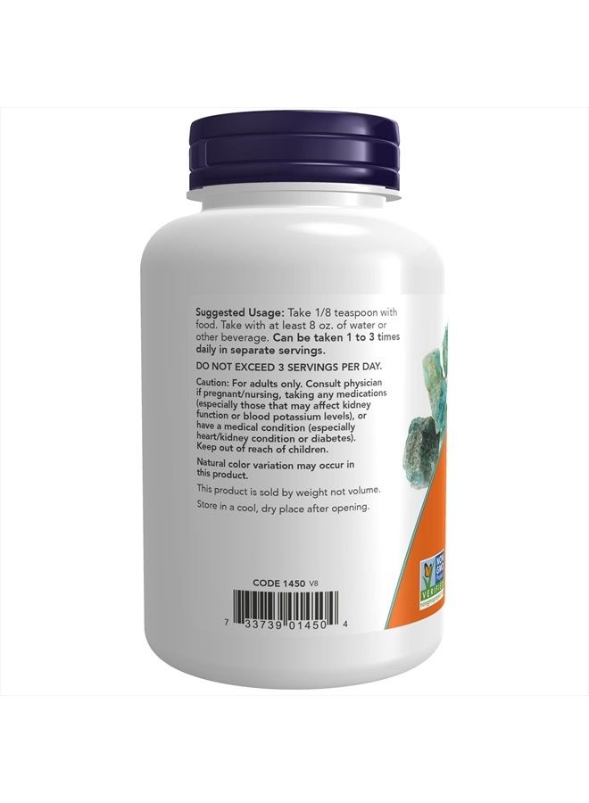 now Supplements, Potassium Chloride Powder, Certified Non-GMO, Essential Mineral*, 8-Ounce  - Image 3