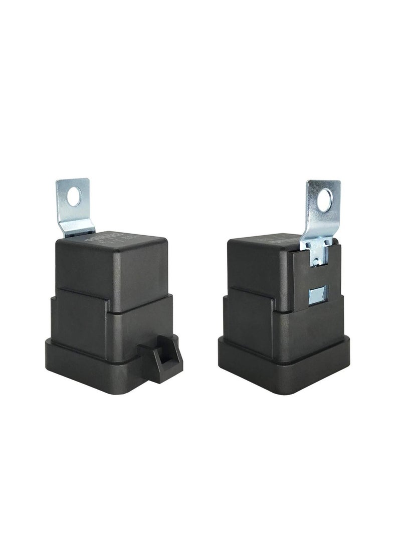 MUNTAQI Automotive Waterproof Relay, 4-PIN 40/30 AMP 12 V DC Waterproof Relay with Harness - Heavy Duty 12 AWG Tinned Copper Wires 2 Pack SPST Automotive Relay - Image 3